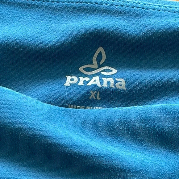 prAna Momento Capri Leggings Women's Size XL Leggings Patrol Blue Athletic - Picture 3 of 10
